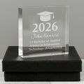 Personalised Graduation Crystal Token | Ornaments | Inspired Creative Gifts