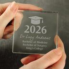 Personalised Graduation Crystal Token | Ornaments | Inspired Creative Gifts