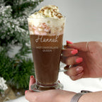 Personalised Heart Latte Glass | Mother's Day Gift