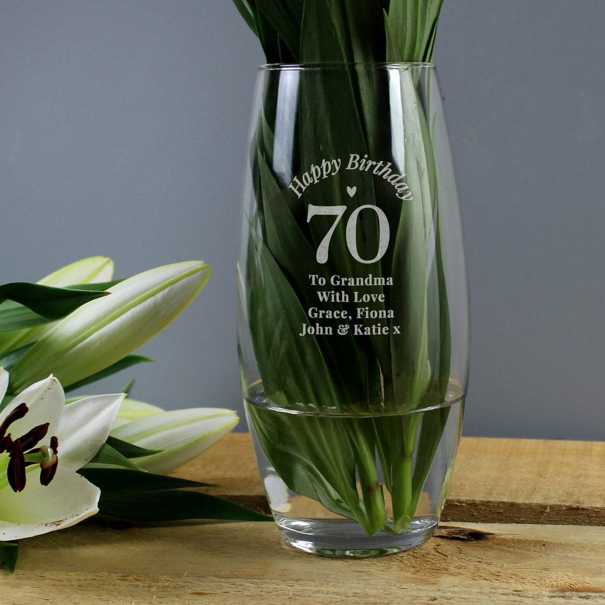Personalised Happy Birthday Bullet Vase | Birthday Gift
