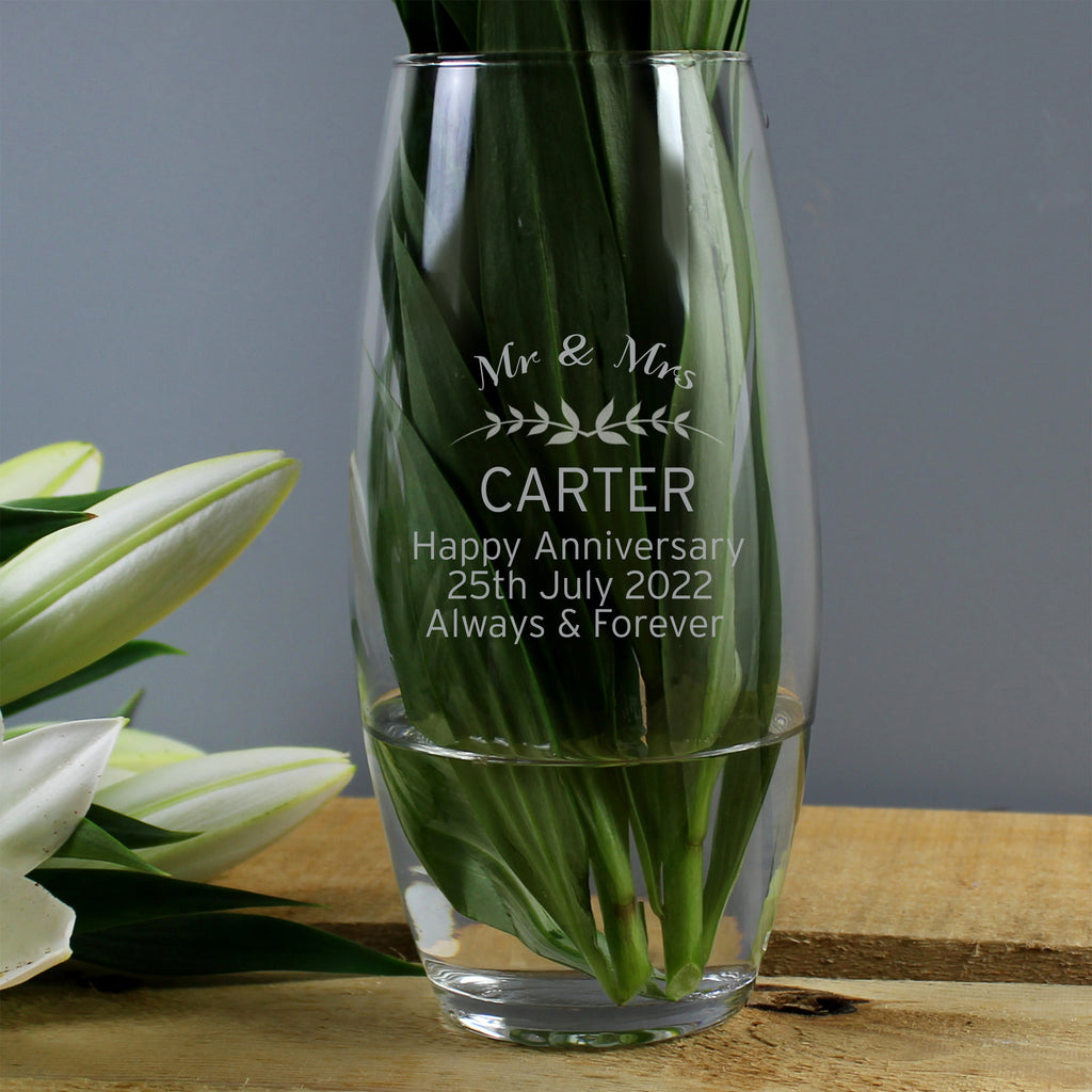 Personalised Classic Bullet Vase | Gift for Her