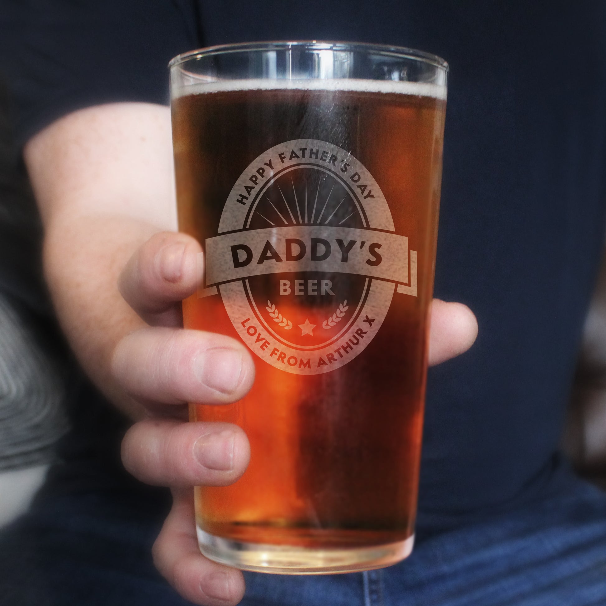 Personalised Beer Label Pint Glass - Glasses & Barware - Inspired Creative Gifts