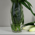 Personalised January Birth Flower Bullet Vase | Vases | Mother's Day Gift
