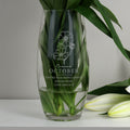 Personalised October Birth Flower Bullet Vase | Vases | Mother's Day Gift