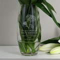 Personalised November Birth Flower Bullet Vase for Mother's Day
