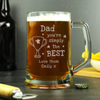 Personalised Simply The Best Pint Tankard | Gift for Him