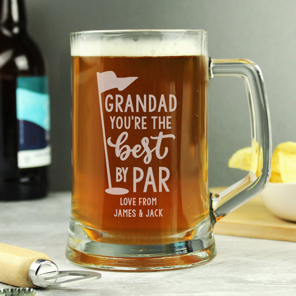 Personalised Best By Par Tankard | Father's Day Gift