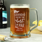 Personalised Best By Par Tankard | Father's Day Gift