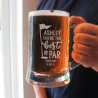 Personalised Best By Par Tankard | Father's Day Gift