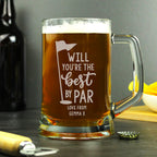 Personalised Best By Par Tankard | Father's Day Gift