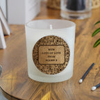 Personalised Floral Cork Label Candle Jar | Candles & Reed Diffusers | Christmas Gift