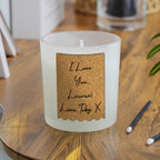 Personalised Cork Label Candle Jar | Candles & Reed Diffusers