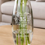 Personalised Anniversary Wreath Bullet Vase | Vases | Inspired Creative Gifts