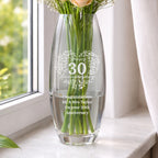 Personalised Anniversary Wreath Bullet Vase | Vases | Inspired Creative Gifts