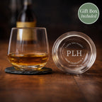 Personalised Base Engraved Initials & Message Tumbler