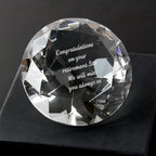 Personalised Diamond Paperweight | Ornaments