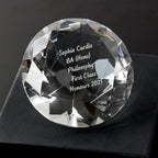 Personalised Diamond Paperweight | Ornaments