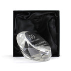 Personalised Big Numbers Diamond Paperweight | Wedding Gift