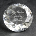 Personalised Occasion Diamond Paperweight | Ornaments | Wedding Gift