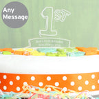 Personalised Acrylic '1st' Celebration Cake Topper | Kitchen, Baking & Dining Gifts | Inspired Creative Gifts