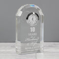Personalised Anniversary Crystal Clock for Anniversary