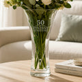 Personalised Special Year Diamond Effect Heart Vase | Vases