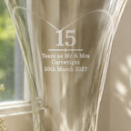 Personalised Special Year Diamond Effect Heart Vase | Vases