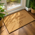 Personalised Bow Rectangle Indoor Doormat