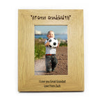 Personalised Oak Finish 6x4 Great Grandchild Photo Frame | Photo Frames, Albums and Guestbooks | Inspired Creative Gifts