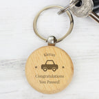 Personalised 'Car Motif' Wooden Keyring | Keyrings | Inspired Creative Gifts