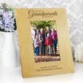 Personalised The Best Grandparents 6x4 Oak Finish Photo Frame | Photo Frames, Albums and Guestbooks