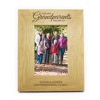 Personalised The Best Grandparents 6x4 Oak Finish Photo Frame | Photo Frames, Albums and Guestbooks