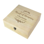 Personalised Floral Engraved Keepsake Box | Trinket, Jewellery & Keepsake Boxes | Wedding Gift