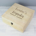 Personalised Floral Large Wooden Keepsake Box | Trinket, Jewellery & Keepsake Boxes | Christmas Gift