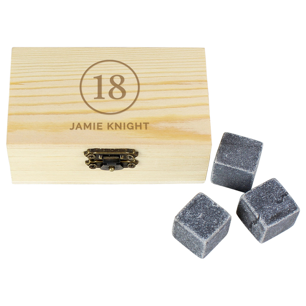 Personalised Birthday Cooling Stones for Wedding