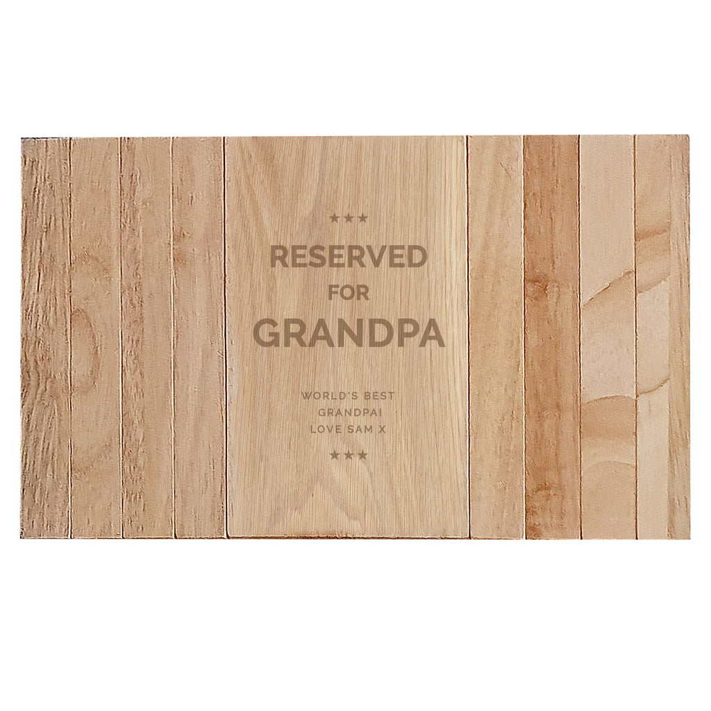 Personalised Reserved For Wooden Sofa Tray | Gift for Her