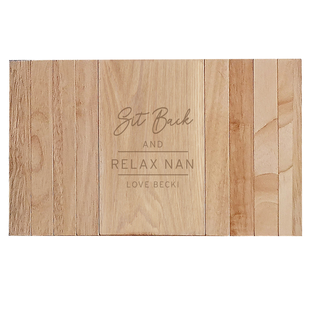 Personalised Classic Wooden Sofa Tray | Mother's Day Gift