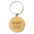 Personalised Free Text Wooden Keyring | Keyrings