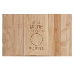 Personalised Its Wine O'Clock Wooden Sofa Tray | Christmas Gift