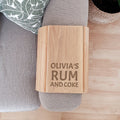 Personalised Large Free Text Wooden Sofa Tray | Christmas Gift