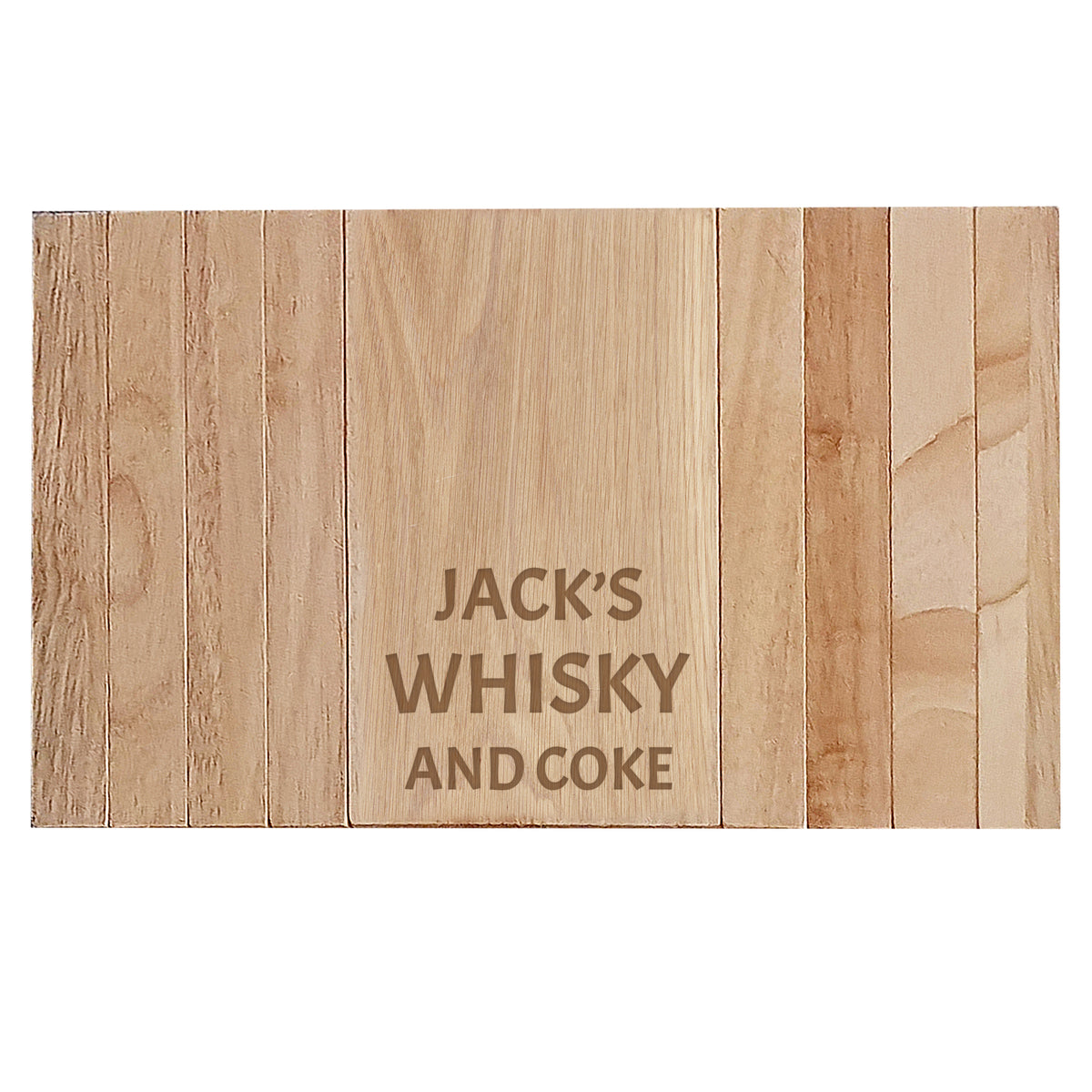 Personalised Large Free Text Wooden Sofa Tray | Christmas Gift