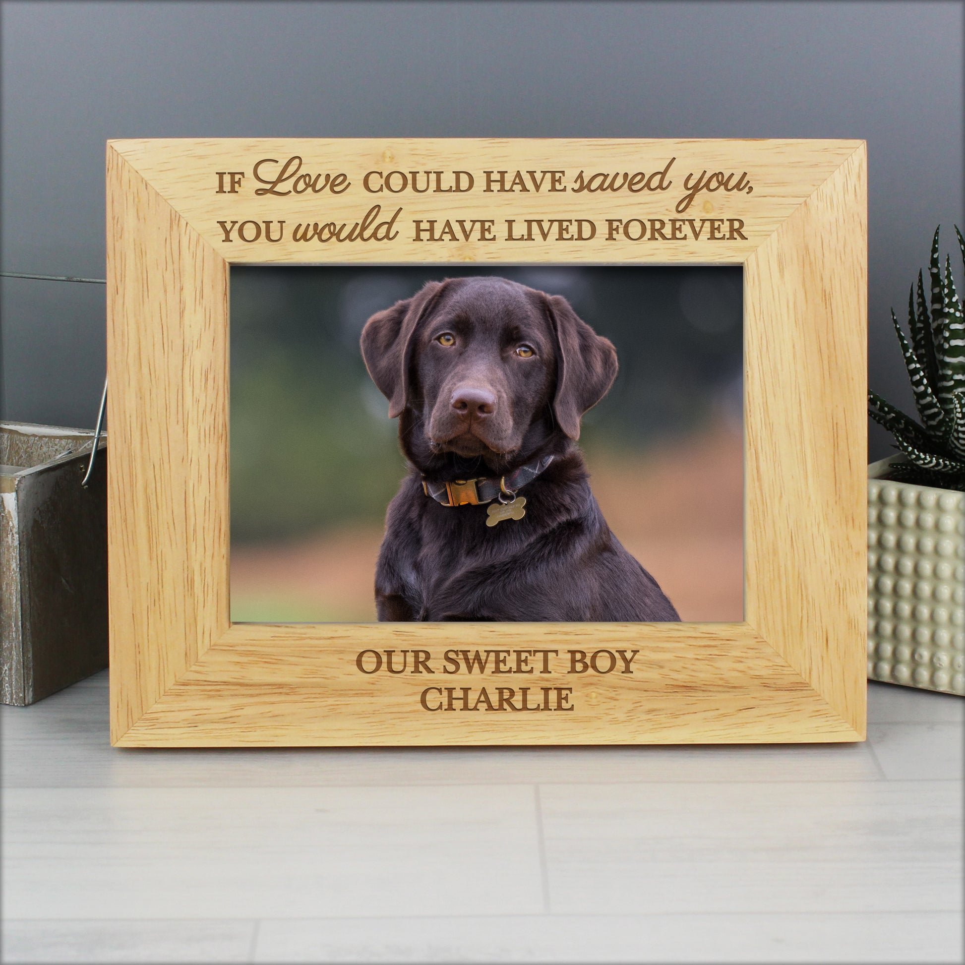 Personalised Pet Memorial 6x4 Photo Frame - Inspired Creative Gifts