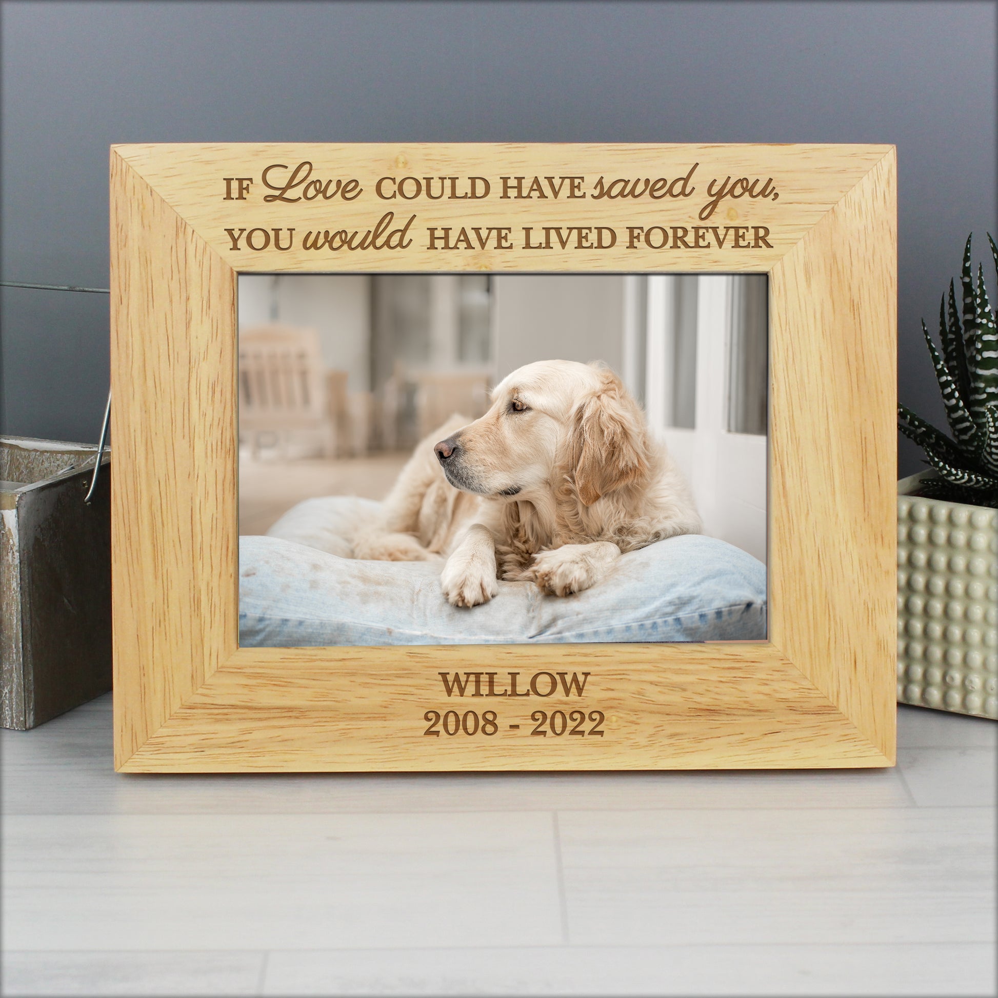 Personalised Pet Memorial 6x4 Photo Frame - Inspired Creative Gifts
