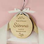 Personalised Wedding Party Wooden Tag | Hanging Decorations & Signs