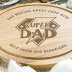 Personalised Super Dad Chopping Board | Father's Day Gift