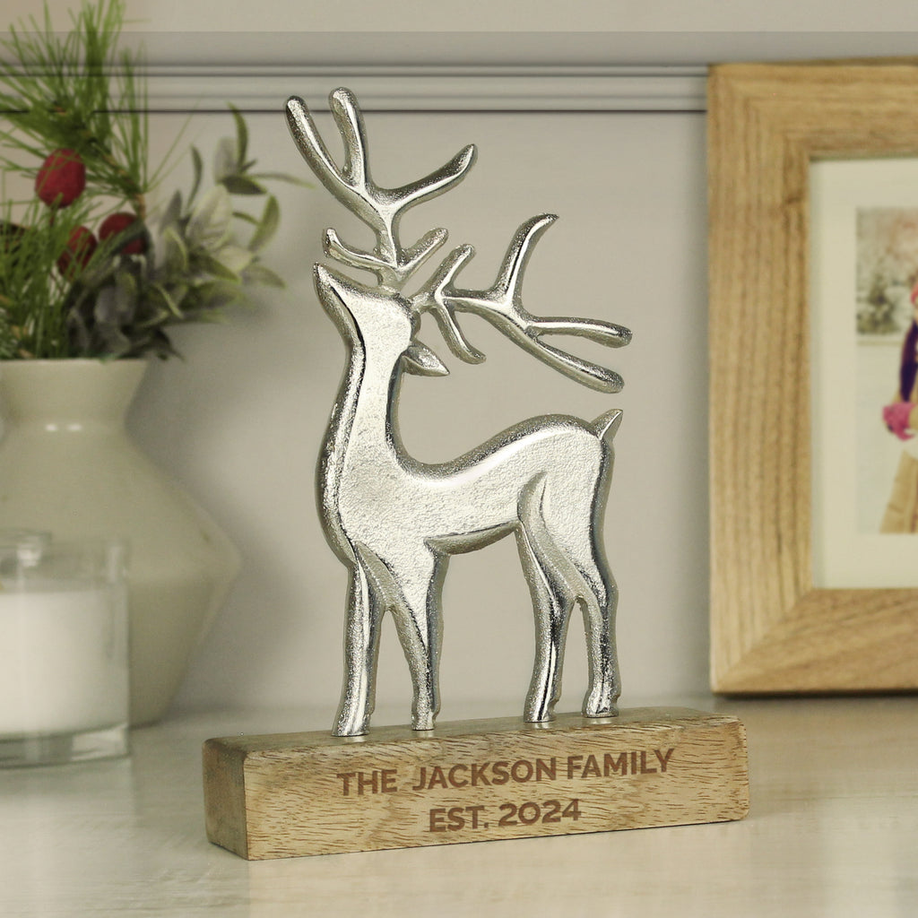 Personalised Stag Ornament | Ornaments | Inspired Creative Gifts