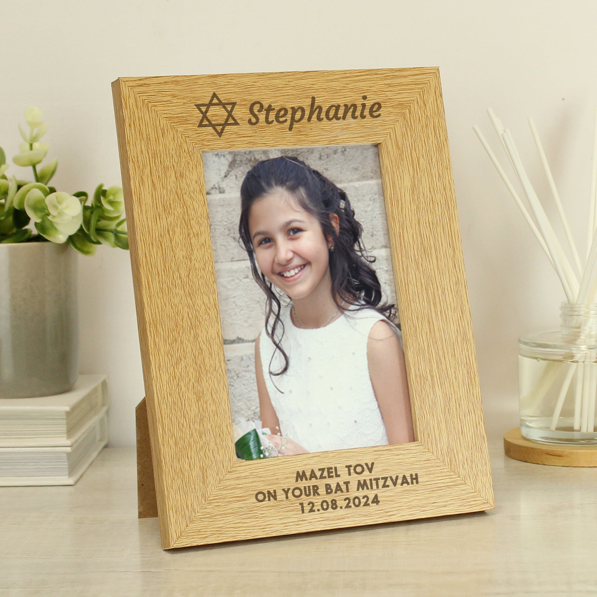 Personalised Bar and Bat Mitzvah 6x4 Portrait Frame - Picture Frame - Inspired Creative Gifts