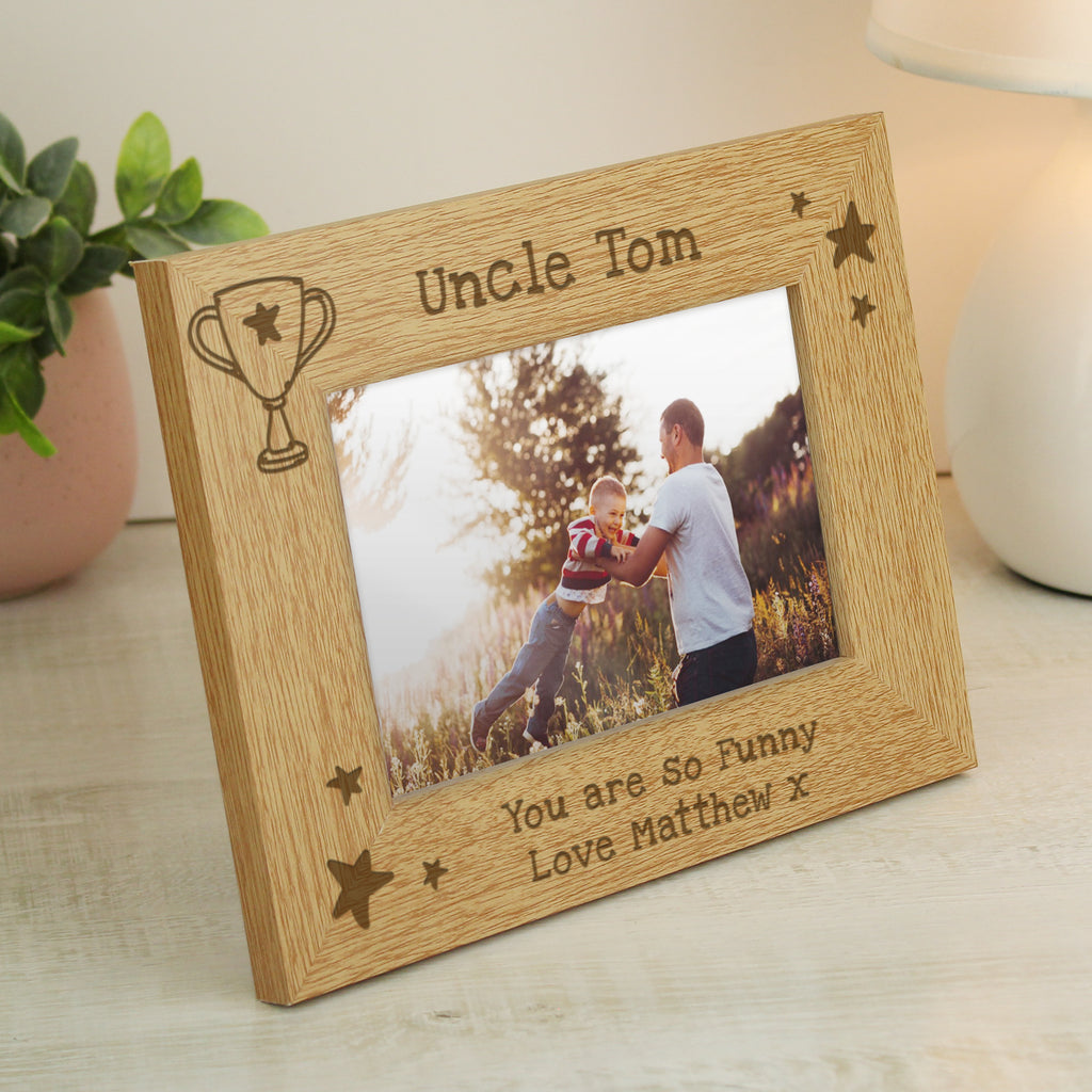 Personalised Simply The Best 6x4 Landscape Wooden Photo Frame - Picture Frame - Inspired Creative Gifts