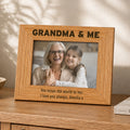 Personalised Bold Text 4x6 Wooden Photo Frame | Photo Frames, Albums and Guestbooks | Inspired Creative Gifts