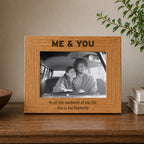 Personalised Bold Text 4x6 Wooden Photo Frame | Photo Frames, Albums and Guestbooks | Inspired Creative Gifts